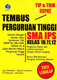 Image of Tembus Perguruan Tinggi SMA IPS Kelas 10, 11, 12